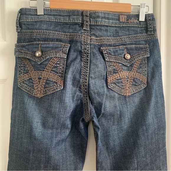 Kut from the Kloth Natalie High Rise Bootcut Jewelled Pocket Jeans - Picture 4 of 14